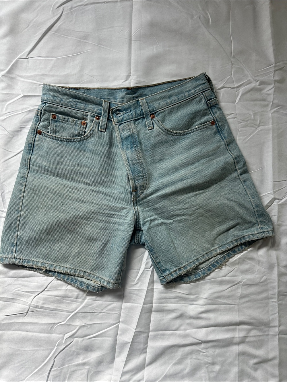 Levi's Light Blue Denim Women's Shorts